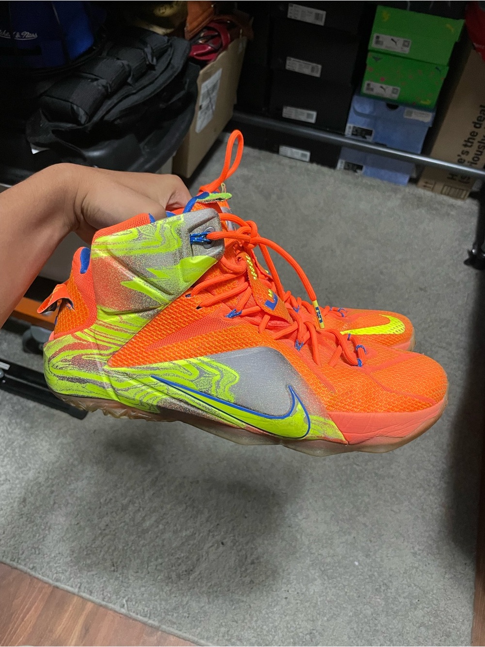 Nike Lebron 12 Six Meridians Size 13